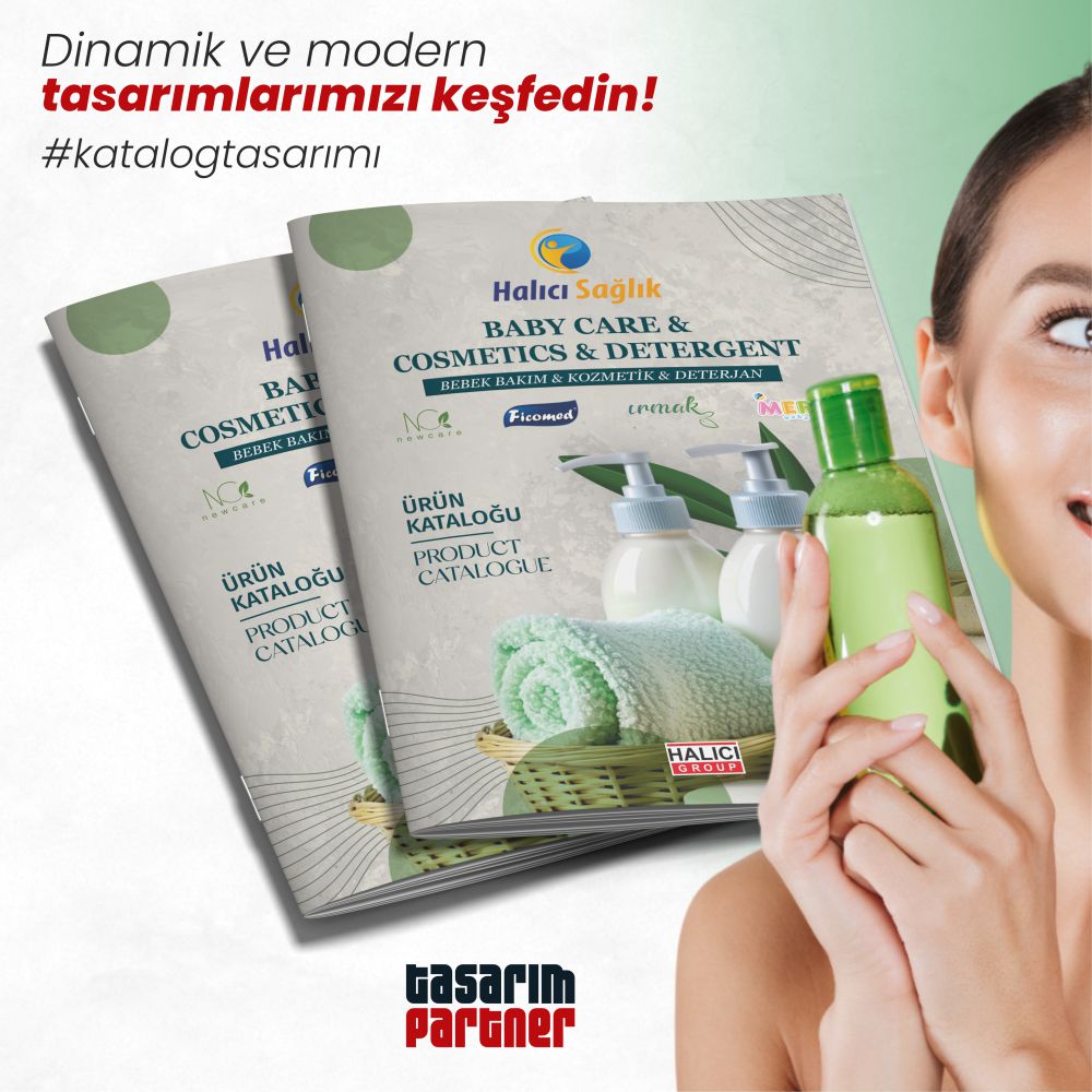Kozmetik Markamıza Ürün Katalog Tasarımı