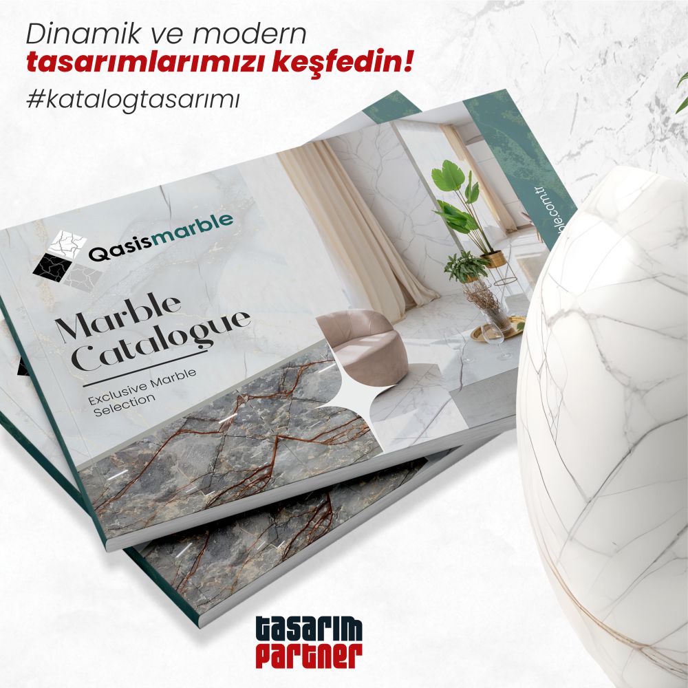 Mermer Üretim Fabrikası Katalog Tasarımı